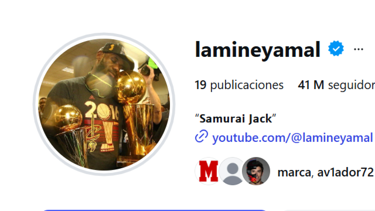 Lamine remonta desde su nueva foto de instagram