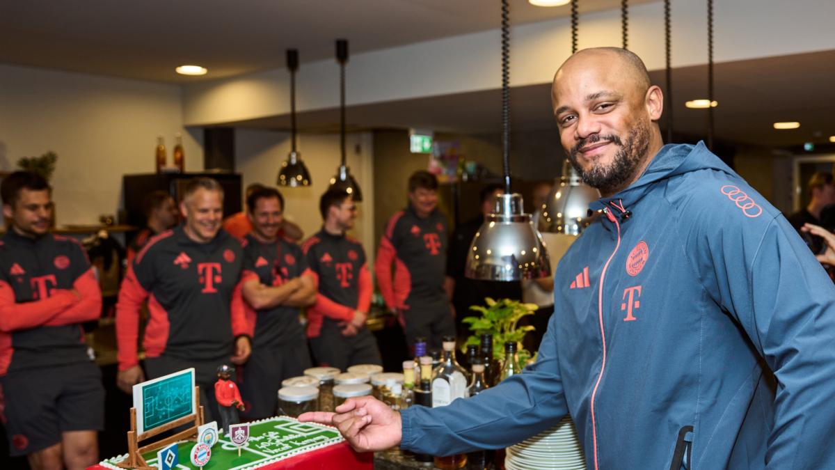 Kompany cumple 40 años y el Bayern le sorprende con una fiesta