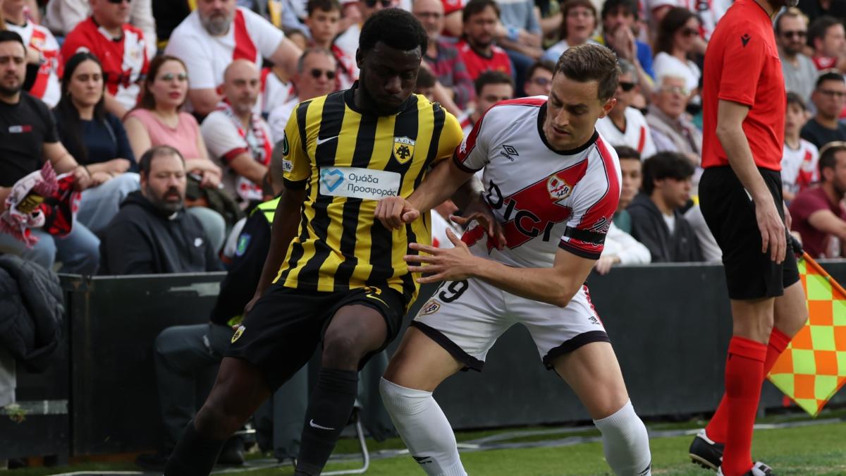 AEK Atenas - Rayo Vallecano en directo | Cuartos de final de la Conference League hoy en vivo