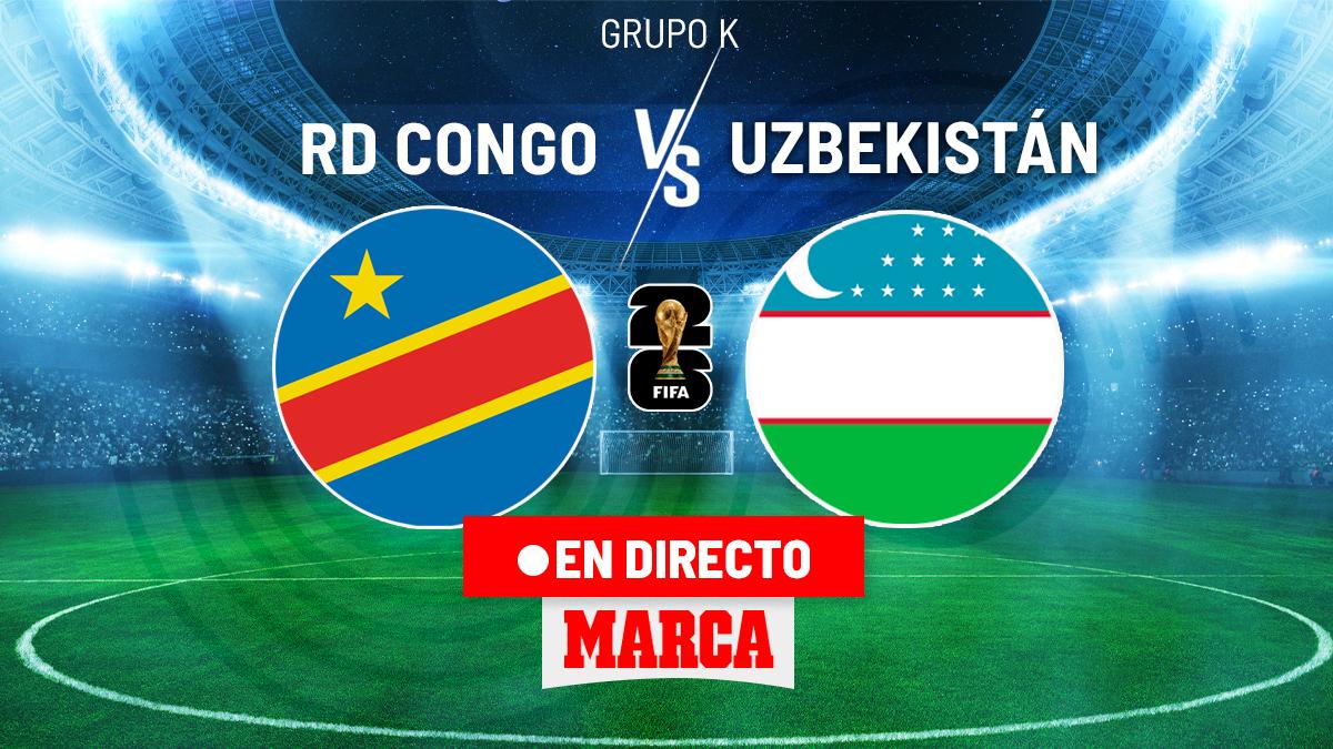R.D. del Congo - Uzbekistán en directo | Última hora de fase de grupos del Mundial en vivo