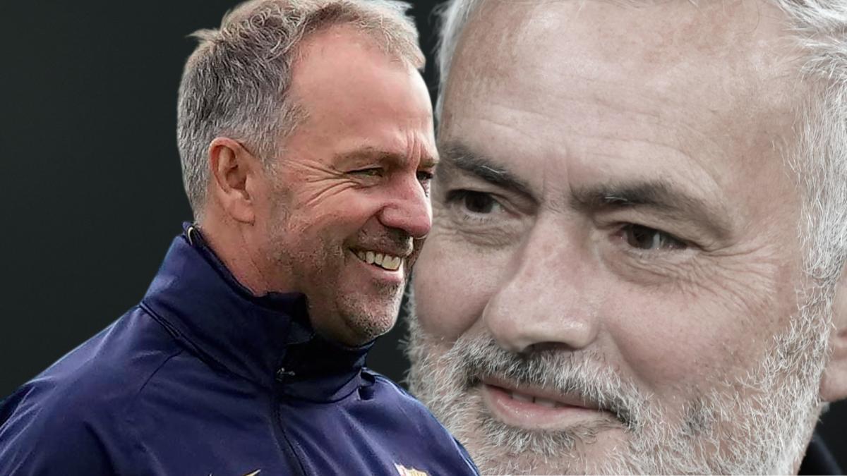 Hansi Flick: "Mourinho es un gran compañero, los jugadores hablan maravillas de él"