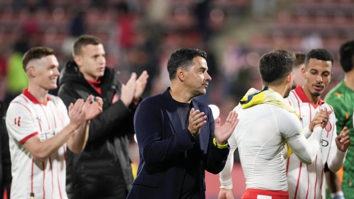 Míchel, emocionado: "Éramos un equipo roto, estoy muy orgulloso de los jugadores"