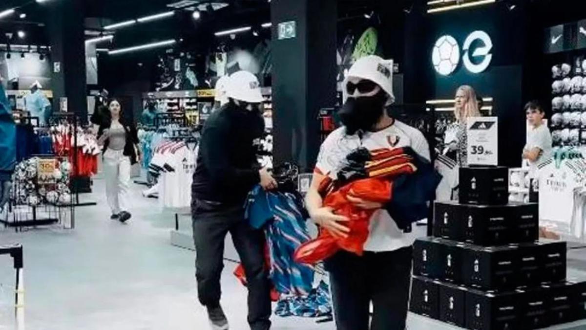 Roban camisetas de España para reivindicar la selección del País Vasco