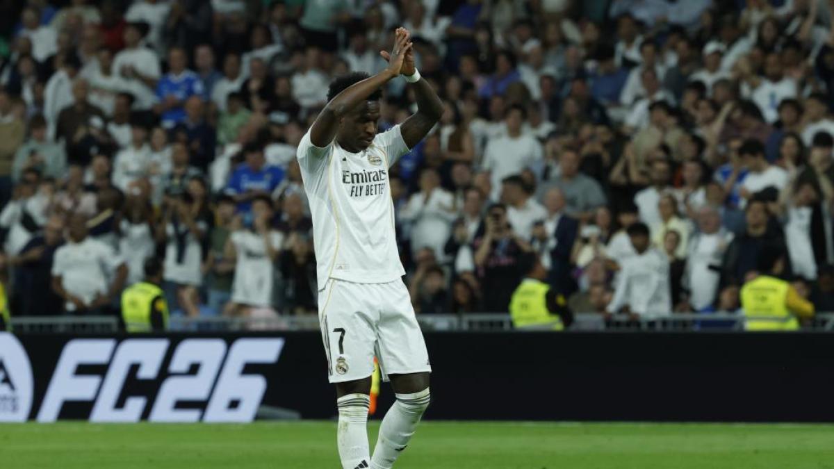 Vinicius pide perdón al Bernabéu tras su golazo