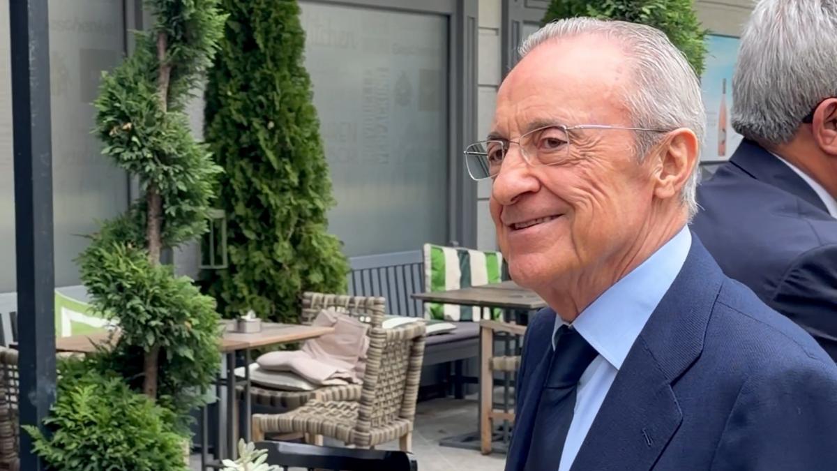 Florentino cree en la remontada: "A eso hemos venido"