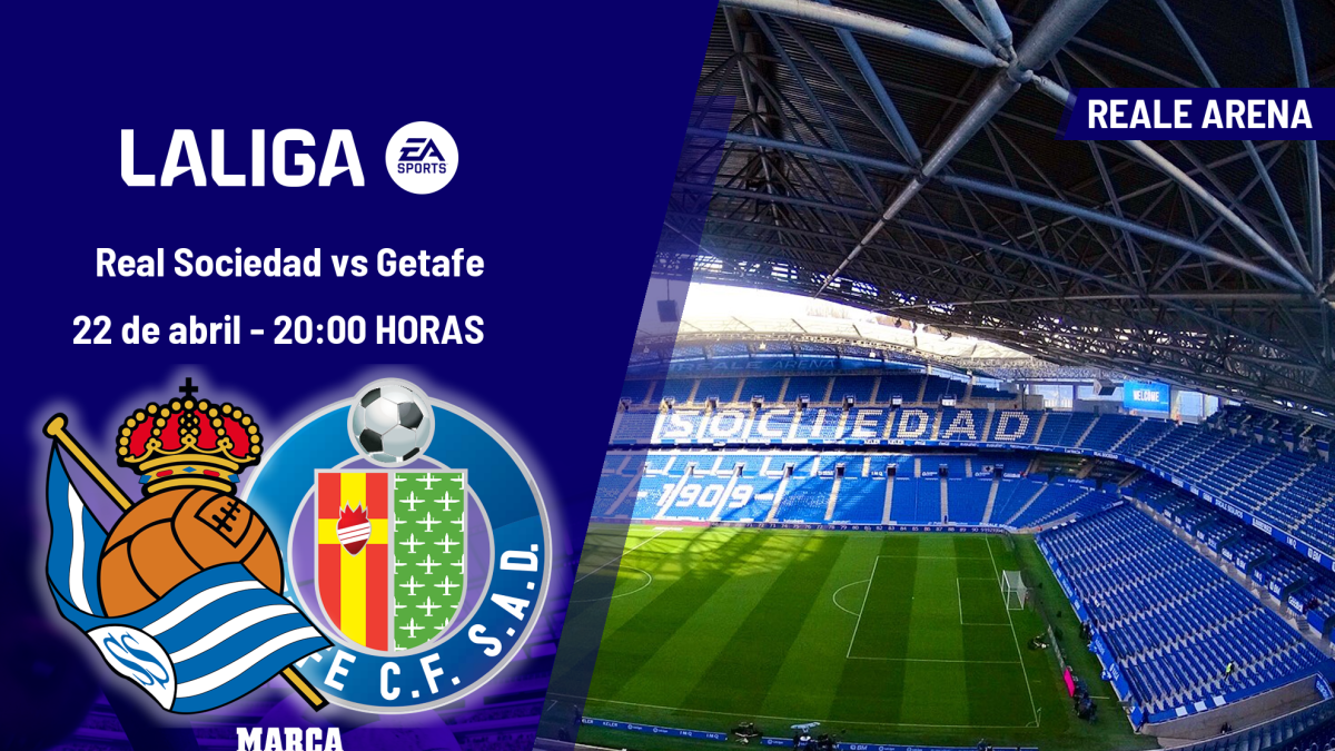 Real Sociedad - Getafe: horario y dónde ver hoy en TV el partido de LaLiga EA Sports