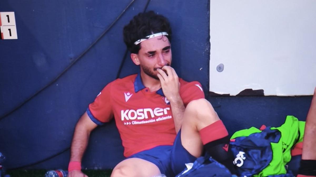 Raúl Moro, baja entre tres y cuatro semanas