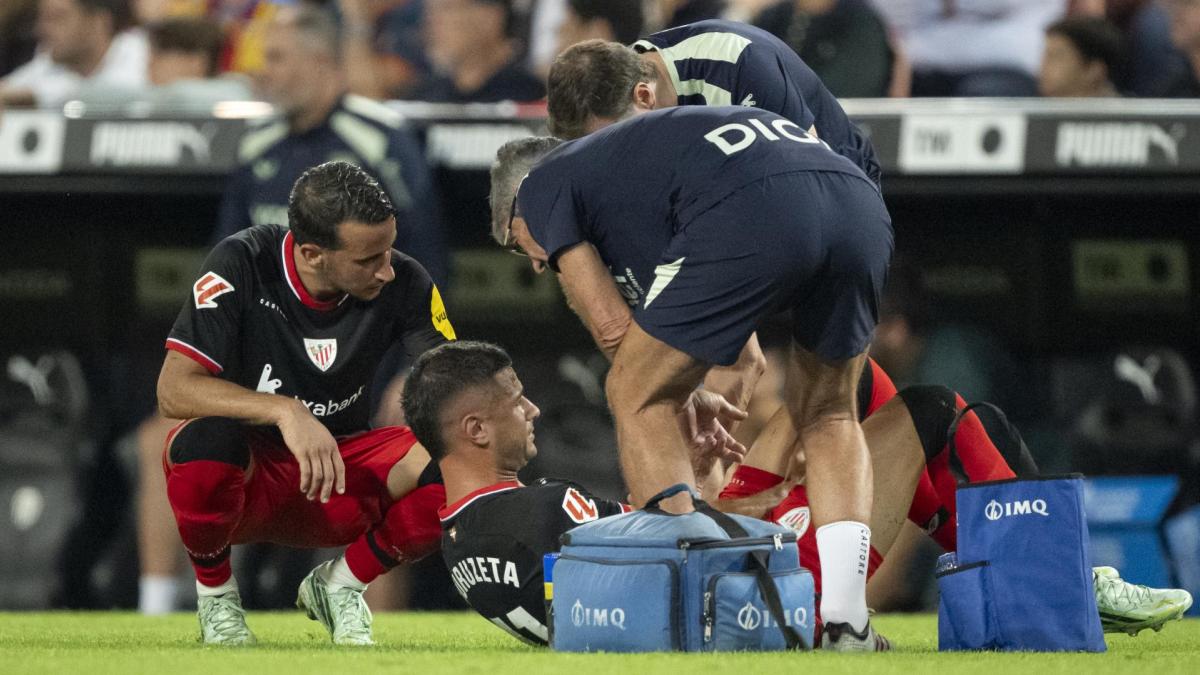 El Athletic espera con nervios las pruebas en la rodilla a Guruzeta