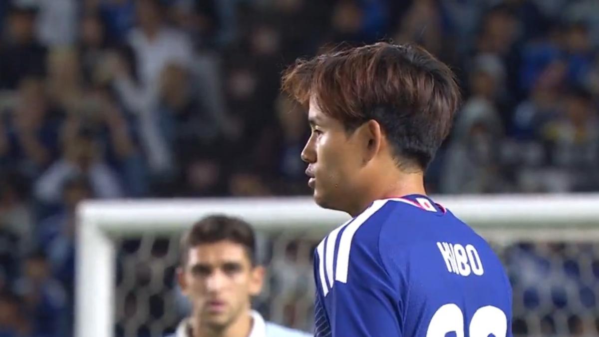 Kubo juega y gana con Japón