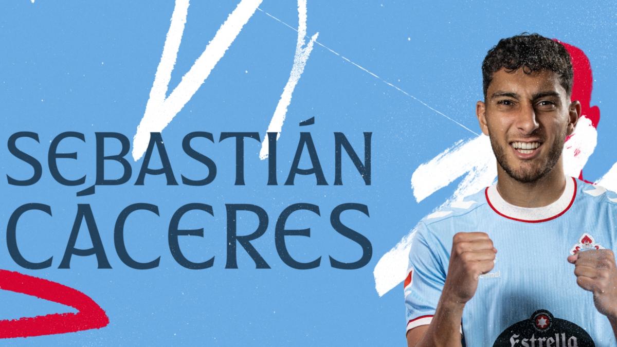 Sebastián Cáceres firma por el Celta hasta 2030