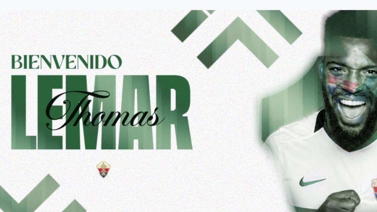 El Elche incorpora a Lemar para reforzar su centro del campo